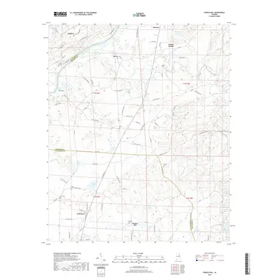 2018 Map of Francis Mill, 2018 Print