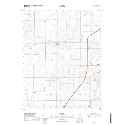 2019 Map of Francisco, 2019 Print