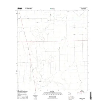 2016 Map of Francitas NW, 2016 Print