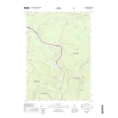2018 Map of Franconia, 2018 Print