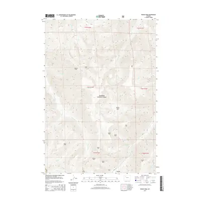 2015 Map of Francs Peak, 2015 Print