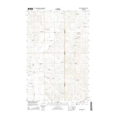 2014 Map of Frank Coulee, 2014 Print