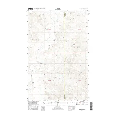 2017 Map of Frank Coulee, 2017 Print