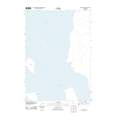 2012 Map of Frank Island, 2012 Print