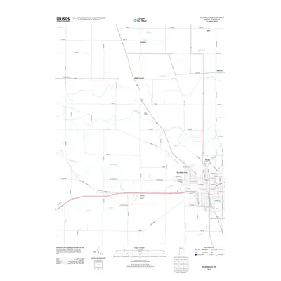 2013 Map of Frankfort, 2013 Print