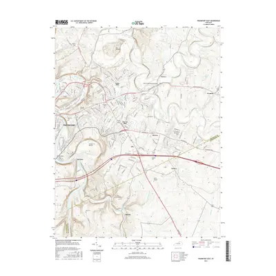 2016 Map of Frankfort East, 2016 Print