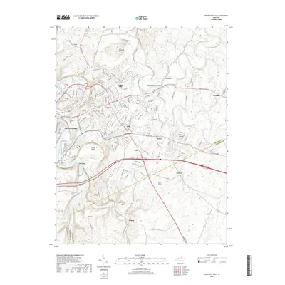2019 Map of Frankfort East, 2019 Print