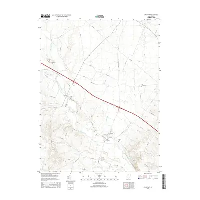 2016 Map of Frankfort, 2016 Print