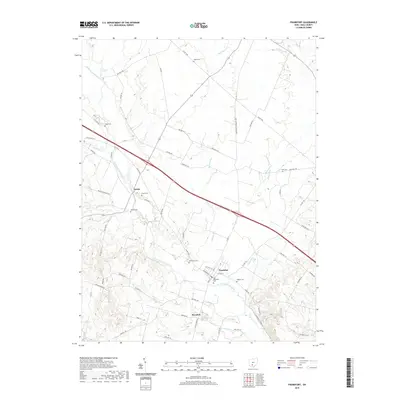 2019 Map of Frankfort, 2019 Print