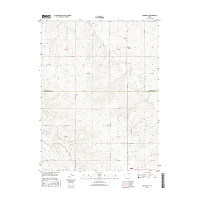 2016 Map of Frankfort SW, 2016 Print