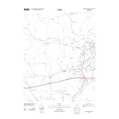 2013 Map of Frankfort West, 2013 Print