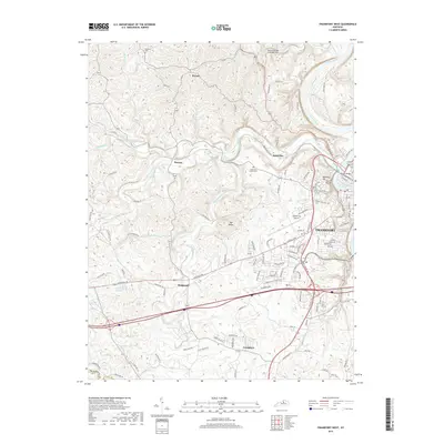 2019 Map of Frankfort West, 2019 Print