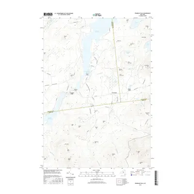2016 Map of Franklin Falls, 2016 Print
