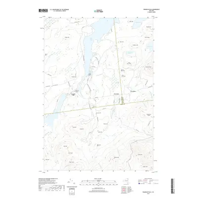 2019 Map of Franklin Falls, 2019 Print