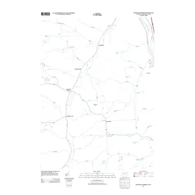 2013 Map of Franklin Forks, 2013 Print