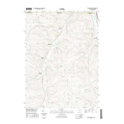 2016 Map of Franklin Forks, 2016 Print