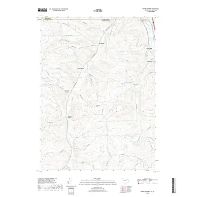 2019 Map of Franklin Forks, 2019 Print