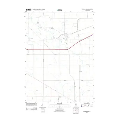 2012 Map of Franklin Grove, 2012 Print
