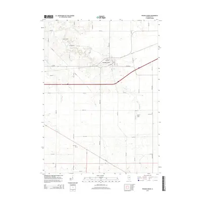 2015 Map of Franklin Grove, 2015 Print