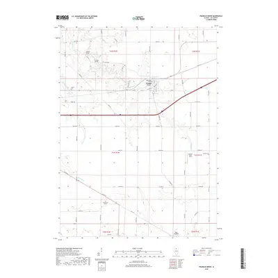 2018 Map of Franklin Grove, 2018 Print