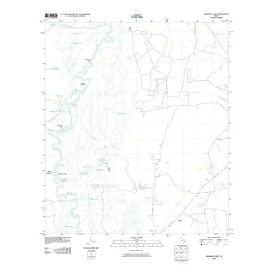 2010 Map of Franklin Lake, 2010 Print