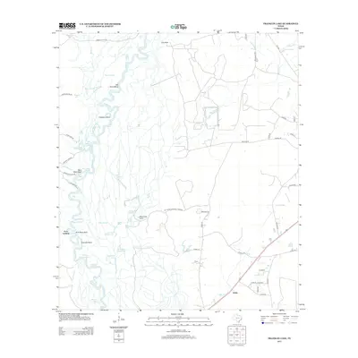 2013 Map of Franklin Lake, 2013 Print