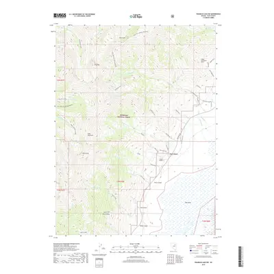 2018 Map of Franklin Lake NW, 2018 Print