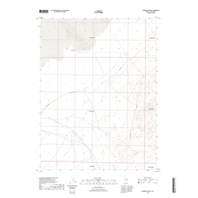 2018 Map of Franklin Lake SE, 2018 Print