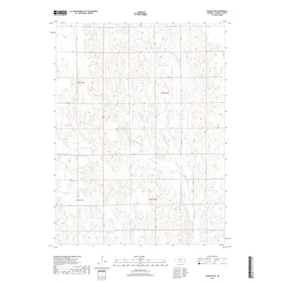 2017 Map of Franklin NE, 2017 Print