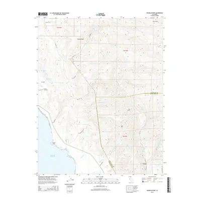 2015 Map of Franklin Point, 2015 Print