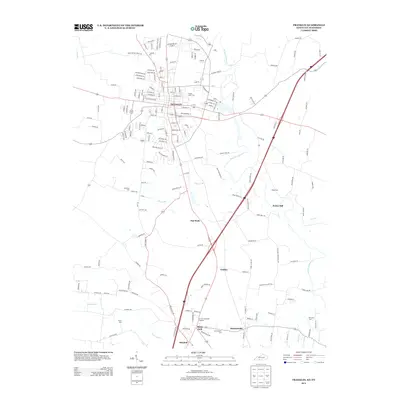 2013 Map of Franklin, 2013 Print