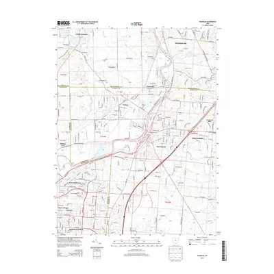 2013 Map of Franklin, 2013 Print