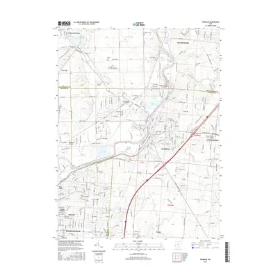 2016 Map of Franklin, 2016 Print
