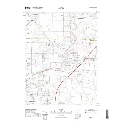 2019 Map of Franklin, 2019 Print
