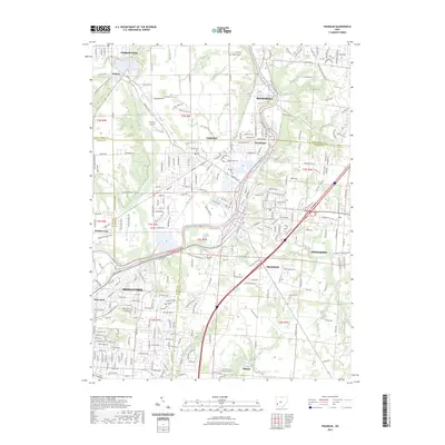 2023 Map of Franklin, 2023 Print