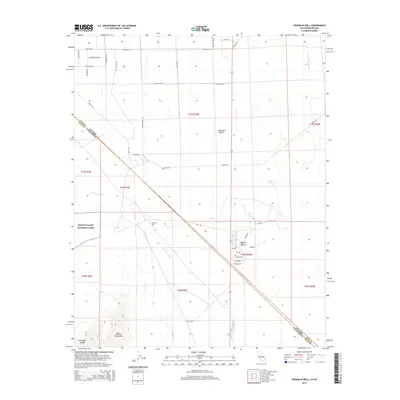 2015 Map of Franklin Well, 2015 Print