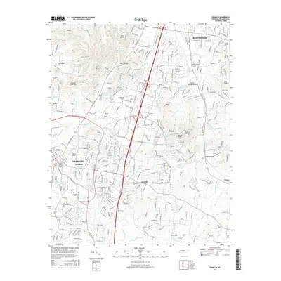 2016 Map of Franklin, 2016 Print