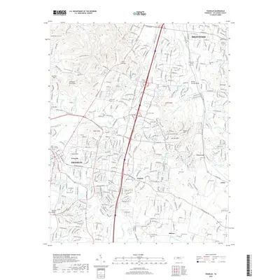 2019 Map of Franklin, 2019 Print