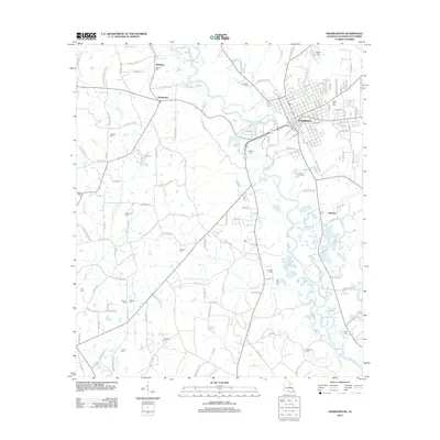2012 Map of Franklinton, 2012 Print