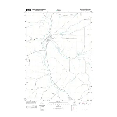 2013 Map of Franklinville, 2013 Print