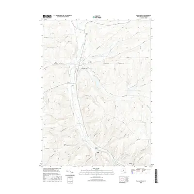 2016 Map of Franklinville, 2016 Print