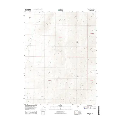 2014 Map of Franks Well, 2014 Print