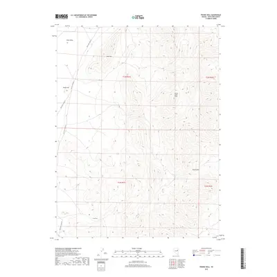 2018 Map of Franks Well, 2018 Print