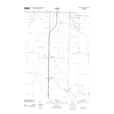2013 Map of Franksville, 2013 Print