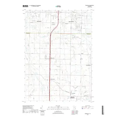 2018 Map of Franksville, 2018 Print