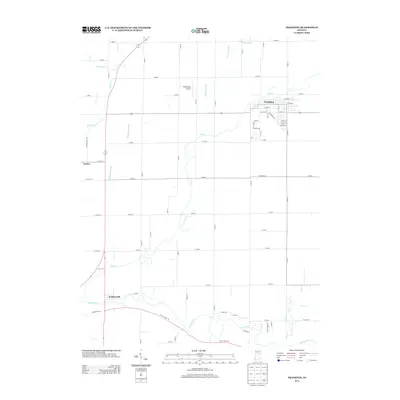 2013 Map of Frankton, 2013 Print