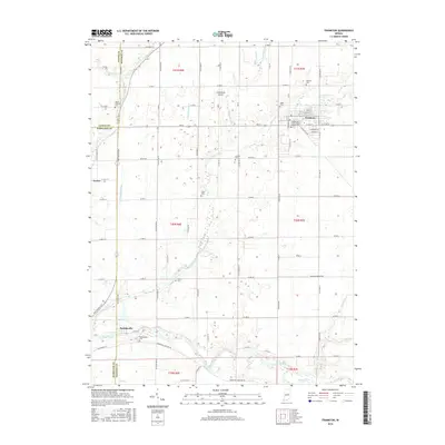 2016 Map of Frankton, 2016 Print