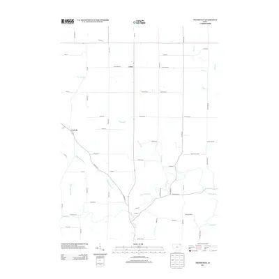 2013 Map of Frankville, 2013 Print