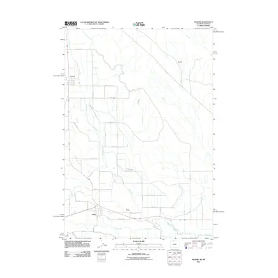 2011 Map of Frannie, 2011 Print