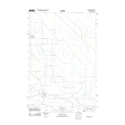 2012 Map of Frannie, 2012 Print